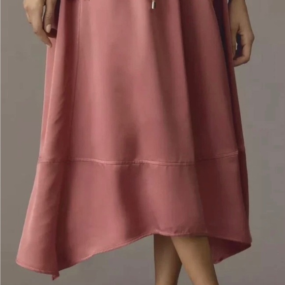 Anthropologie Silky Parachute Skirt Asymmetrical Skirt - Picture 2 of 14